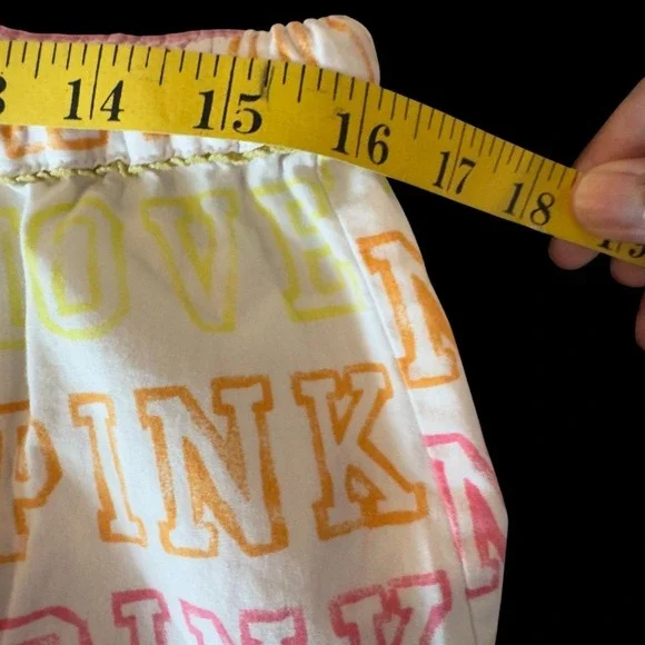 Victorias Secret PINK Loungewear Women's Small Ruffle Hem Cotton Pajama Pants - Picture 5 of 10